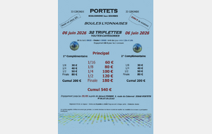 Concours officiel de Portets (en triple)