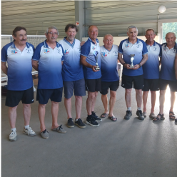 Qualificatif quadrette vétérans : Portets dominateur