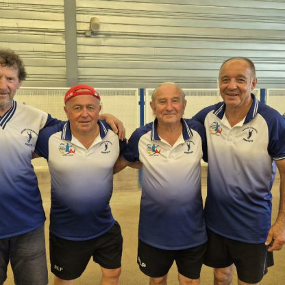 Qualificatif Vétérans Quadrette à Portets