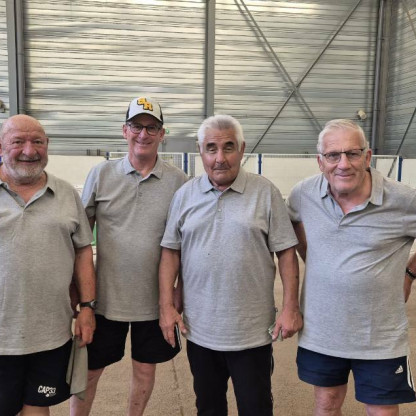 Qualificatif Vétérans Quadrette à Portets